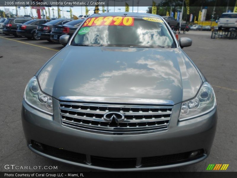 Umbria Gray Metallic / Graphite 2006 Infiniti M 35 Sedan