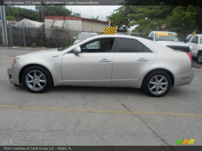 Light Platinum / Light Titanium/Ebony 2008 Cadillac CTS Sedan