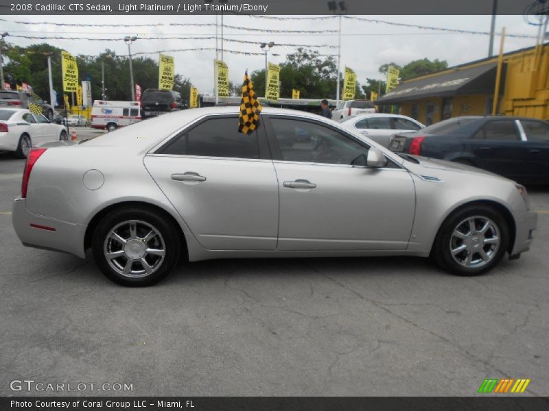 Light Platinum / Light Titanium/Ebony 2008 Cadillac CTS Sedan