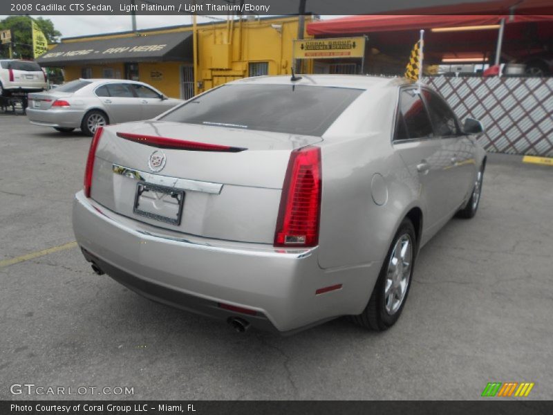 Light Platinum / Light Titanium/Ebony 2008 Cadillac CTS Sedan