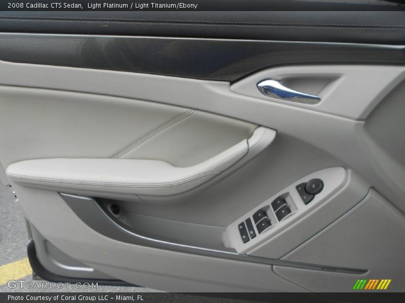 Light Platinum / Light Titanium/Ebony 2008 Cadillac CTS Sedan