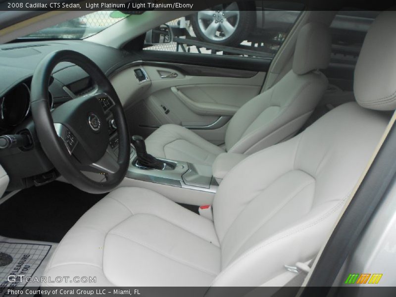 Light Platinum / Light Titanium/Ebony 2008 Cadillac CTS Sedan