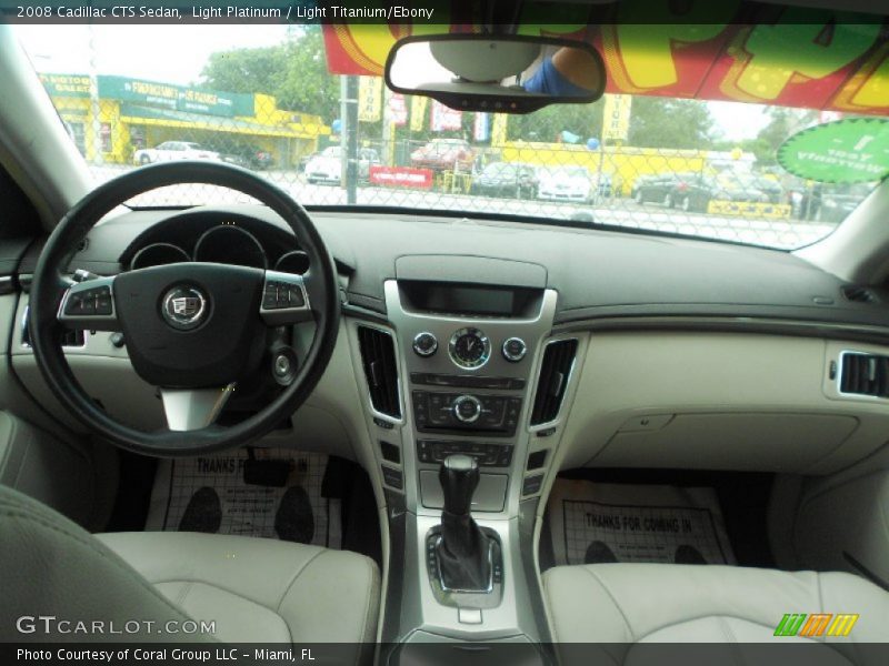 Light Platinum / Light Titanium/Ebony 2008 Cadillac CTS Sedan