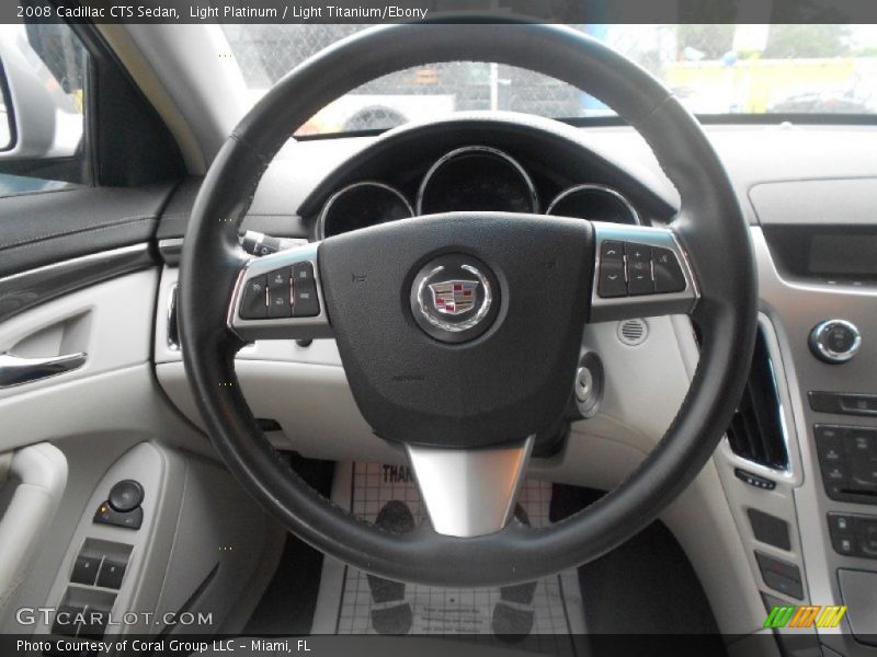 Light Platinum / Light Titanium/Ebony 2008 Cadillac CTS Sedan