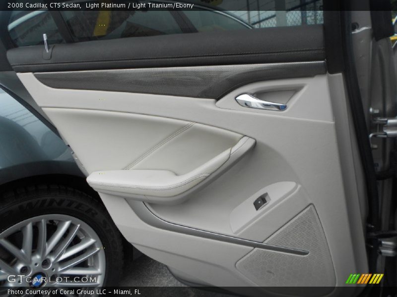 Light Platinum / Light Titanium/Ebony 2008 Cadillac CTS Sedan