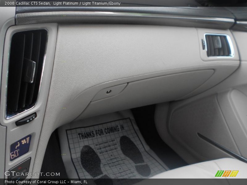 Light Platinum / Light Titanium/Ebony 2008 Cadillac CTS Sedan