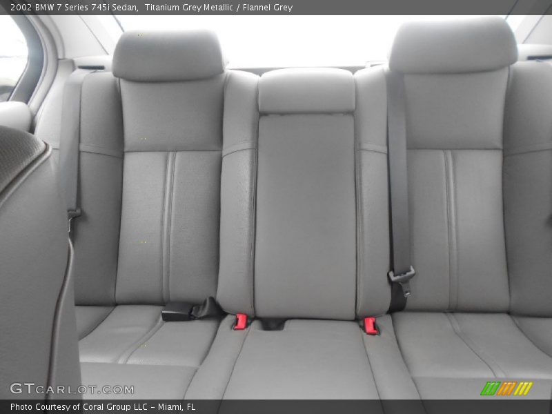 Titanium Grey Metallic / Flannel Grey 2002 BMW 7 Series 745i Sedan
