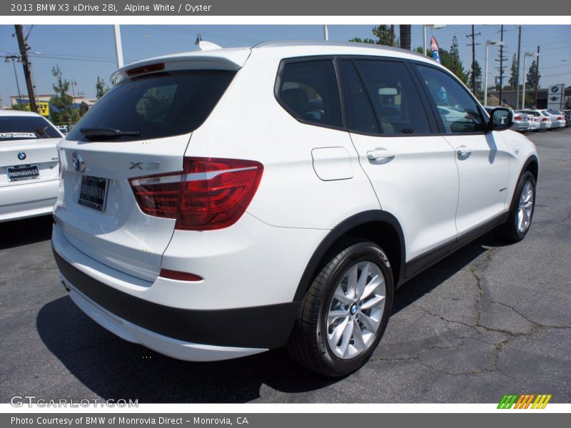 Alpine White / Oyster 2013 BMW X3 xDrive 28i