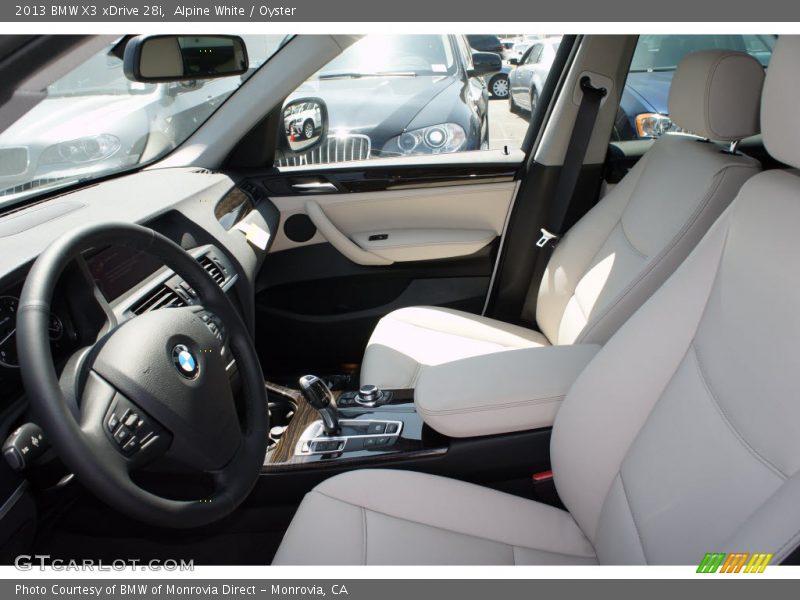 Alpine White / Oyster 2013 BMW X3 xDrive 28i