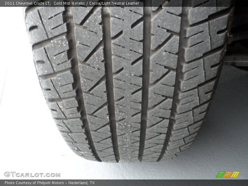 Gold Mist Metallic / Cocoa/Light Neutral Leather 2011 Chevrolet Cruze LT