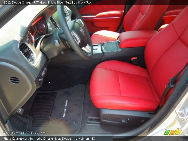  2012 Charger R/T Max Black/Red Interior