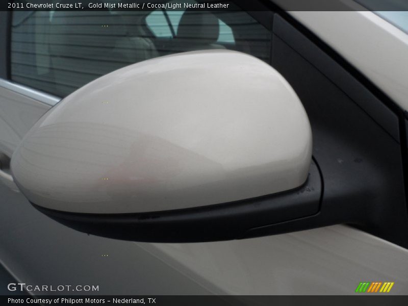 Gold Mist Metallic / Cocoa/Light Neutral Leather 2011 Chevrolet Cruze LT