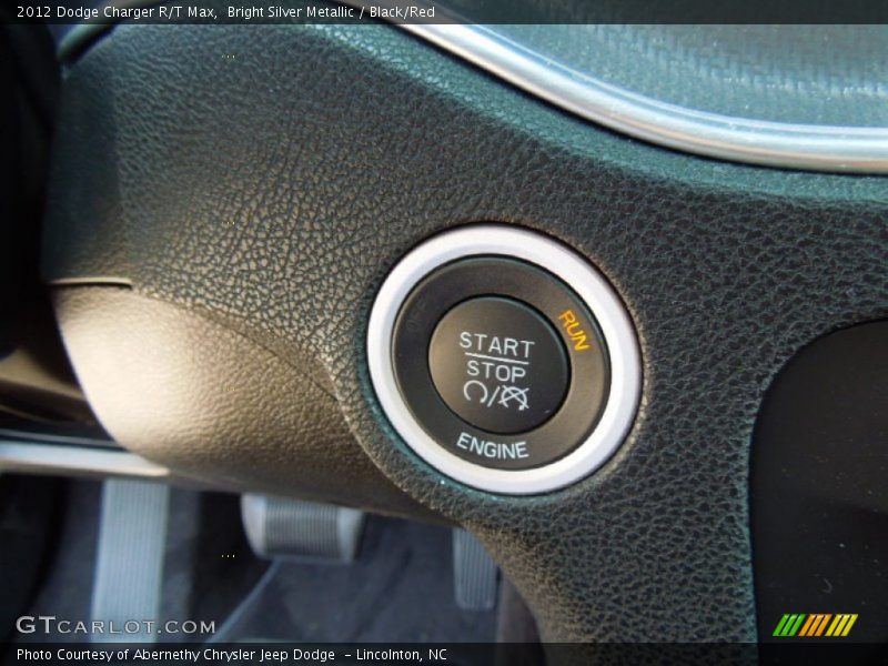 Bright Silver Metallic / Black/Red 2012 Dodge Charger R/T Max