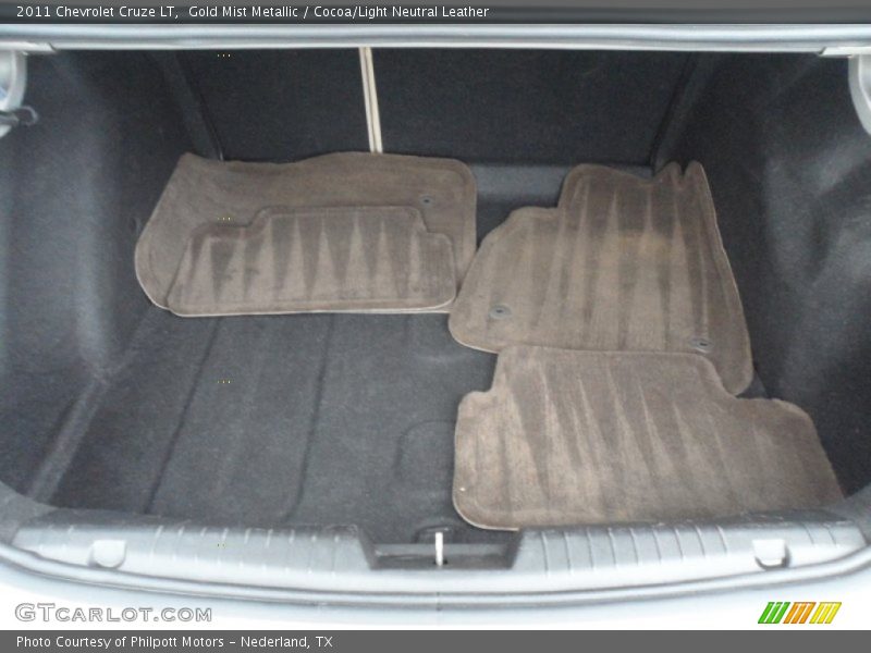 Gold Mist Metallic / Cocoa/Light Neutral Leather 2011 Chevrolet Cruze LT