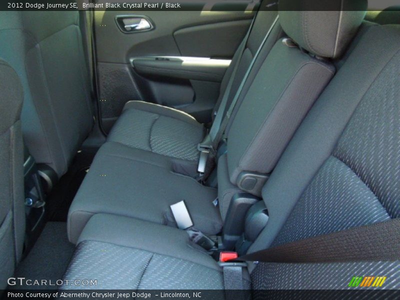 Brilliant Black Crystal Pearl / Black 2012 Dodge Journey SE