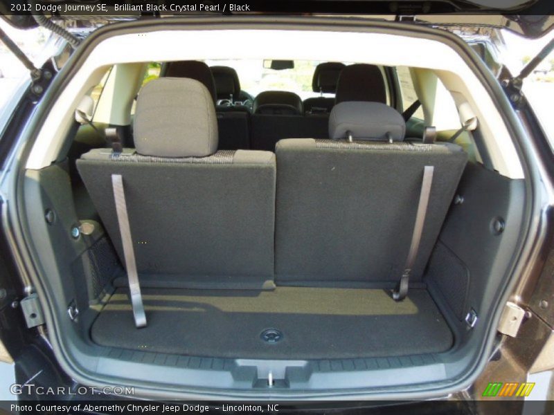 Brilliant Black Crystal Pearl / Black 2012 Dodge Journey SE