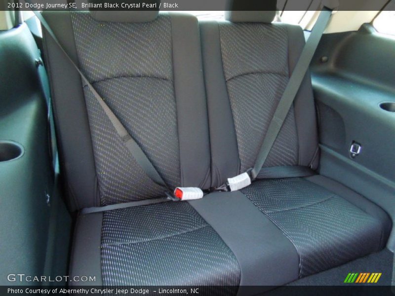 Brilliant Black Crystal Pearl / Black 2012 Dodge Journey SE