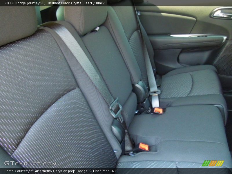 Brilliant Black Crystal Pearl / Black 2012 Dodge Journey SE