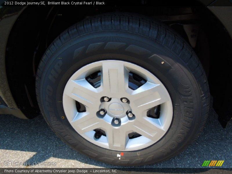 Brilliant Black Crystal Pearl / Black 2012 Dodge Journey SE