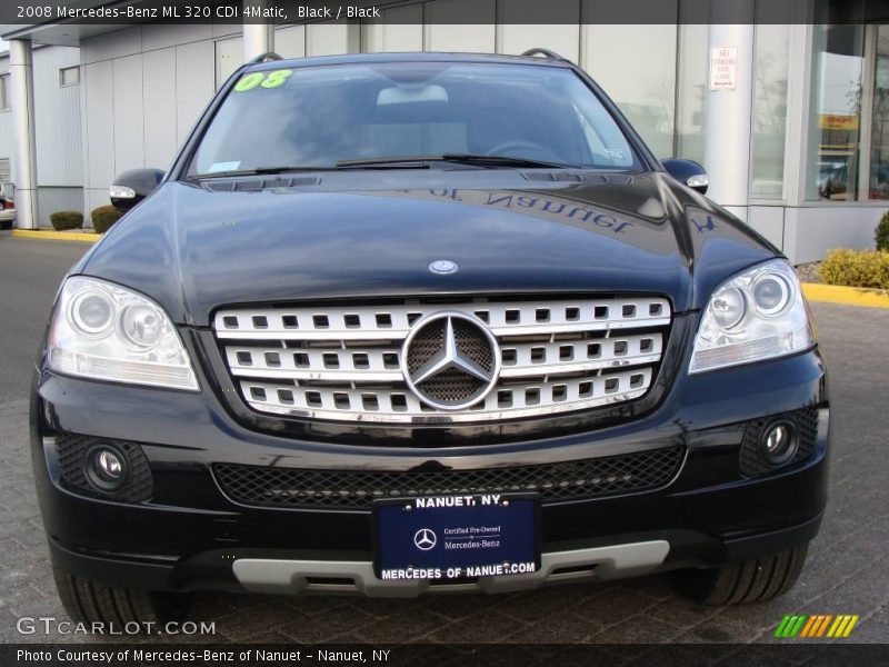Black / Black 2008 Mercedes-Benz ML 320 CDI 4Matic