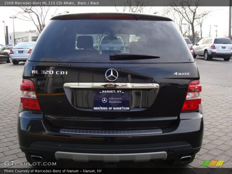 Black / Black 2008 Mercedes-Benz ML 320 CDI 4Matic