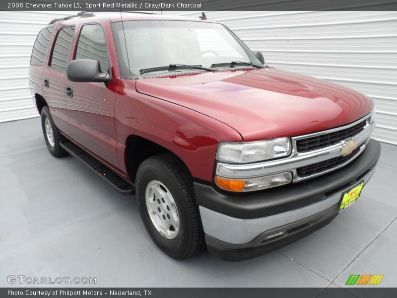 Sport Red Metallic / Gray/Dark Charcoal 2006 Chevrolet Tahoe LS