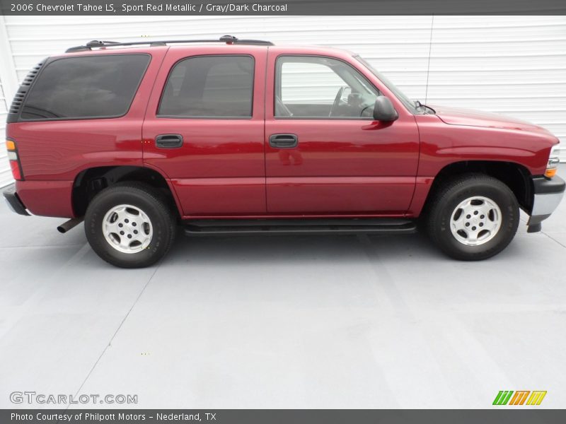 Sport Red Metallic / Gray/Dark Charcoal 2006 Chevrolet Tahoe LS