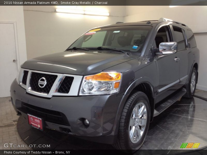 Smoke Gray Metallic / Charcoal 2010 Nissan Armada Platinum 4WD