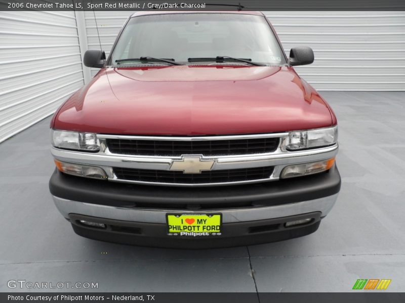 Sport Red Metallic / Gray/Dark Charcoal 2006 Chevrolet Tahoe LS