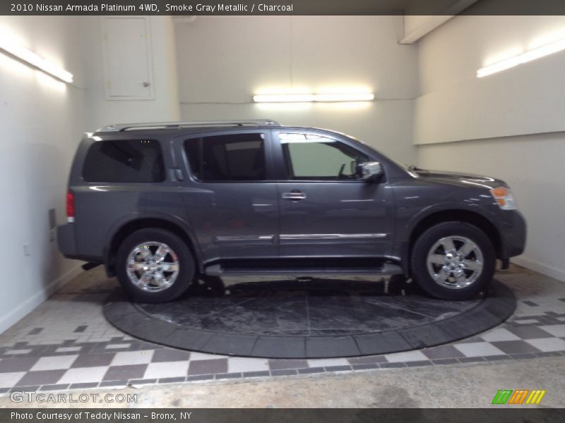 Smoke Gray Metallic / Charcoal 2010 Nissan Armada Platinum 4WD