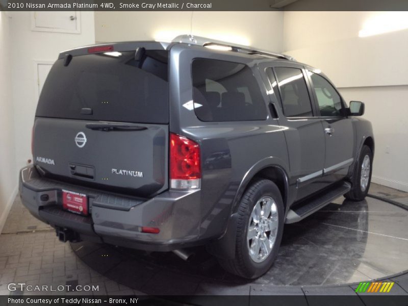 Smoke Gray Metallic / Charcoal 2010 Nissan Armada Platinum 4WD