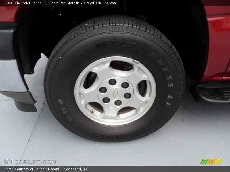 Sport Red Metallic / Gray/Dark Charcoal 2006 Chevrolet Tahoe LS