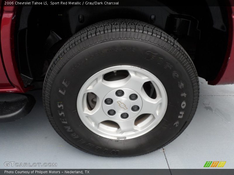 Sport Red Metallic / Gray/Dark Charcoal 2006 Chevrolet Tahoe LS