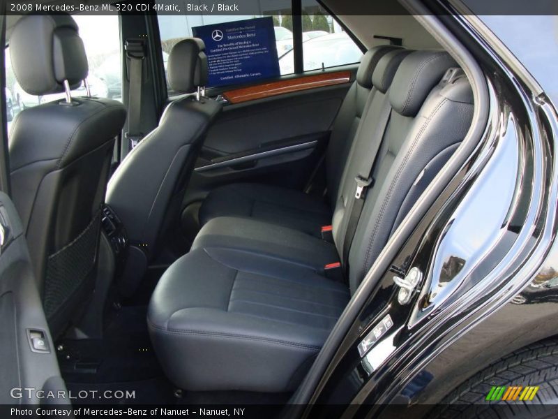 Black / Black 2008 Mercedes-Benz ML 320 CDI 4Matic