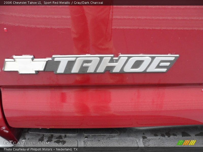 Sport Red Metallic / Gray/Dark Charcoal 2006 Chevrolet Tahoe LS