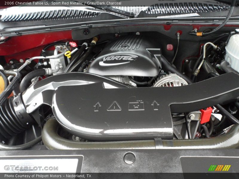 Sport Red Metallic / Gray/Dark Charcoal 2006 Chevrolet Tahoe LS
