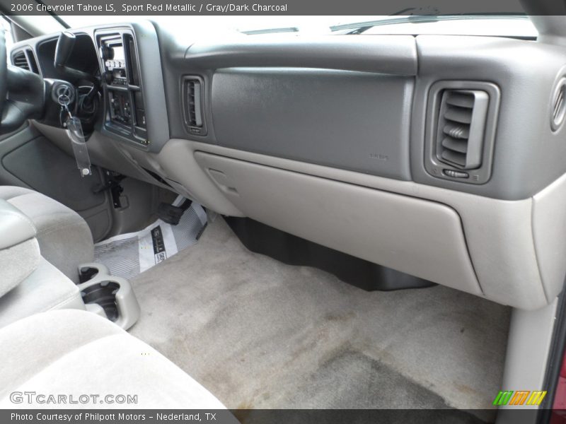 Sport Red Metallic / Gray/Dark Charcoal 2006 Chevrolet Tahoe LS