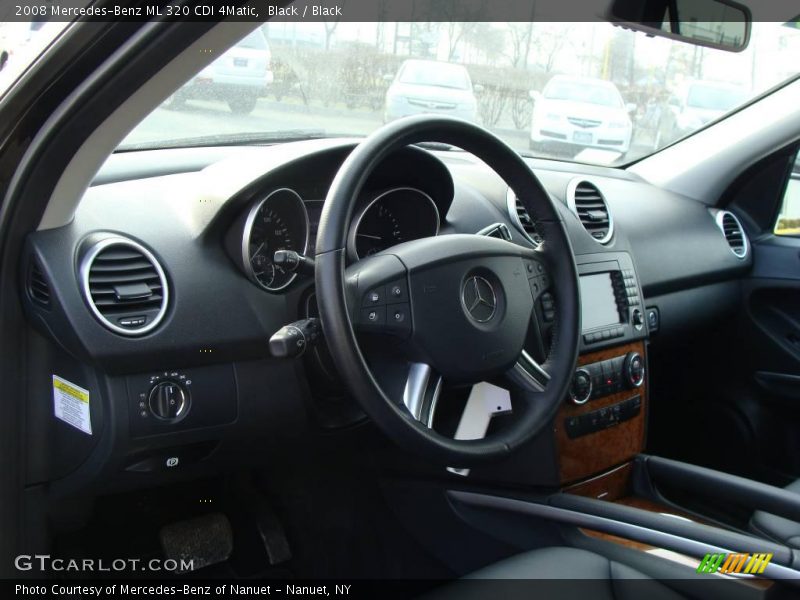 Black / Black 2008 Mercedes-Benz ML 320 CDI 4Matic