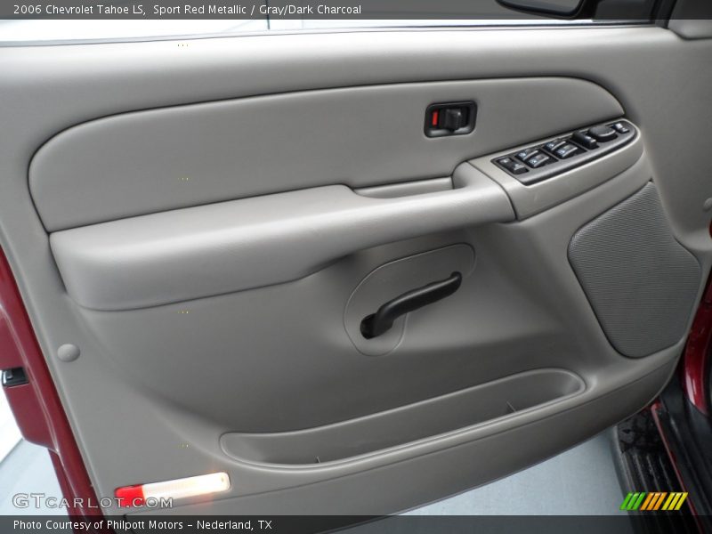 Sport Red Metallic / Gray/Dark Charcoal 2006 Chevrolet Tahoe LS