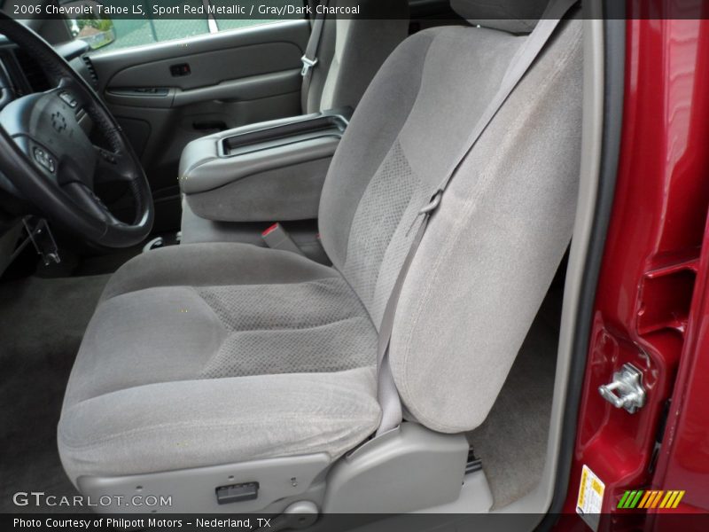 Sport Red Metallic / Gray/Dark Charcoal 2006 Chevrolet Tahoe LS