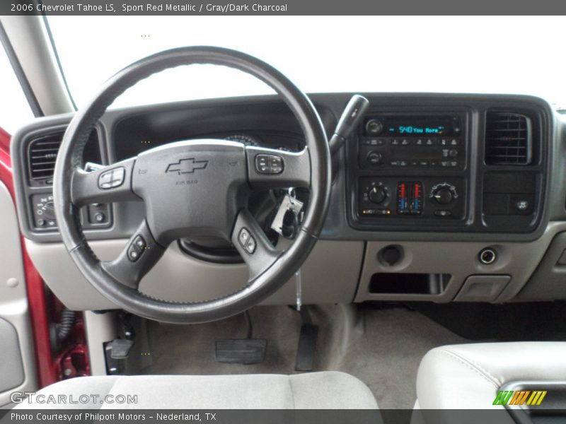 Sport Red Metallic / Gray/Dark Charcoal 2006 Chevrolet Tahoe LS