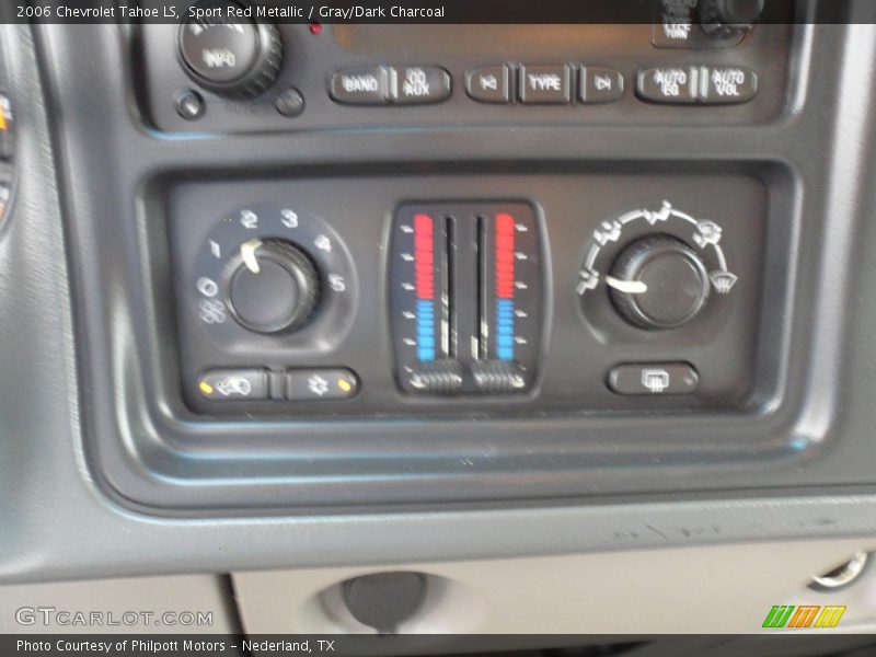 Sport Red Metallic / Gray/Dark Charcoal 2006 Chevrolet Tahoe LS