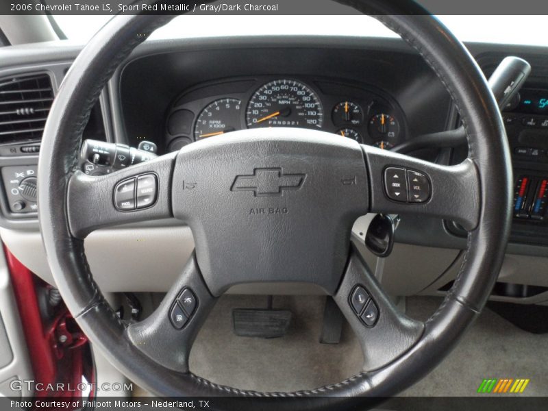 Sport Red Metallic / Gray/Dark Charcoal 2006 Chevrolet Tahoe LS