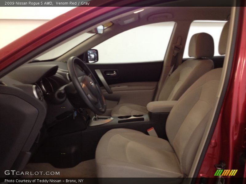 Venom Red / Gray 2009 Nissan Rogue S AWD