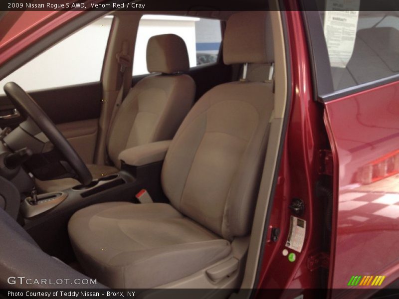 Venom Red / Gray 2009 Nissan Rogue S AWD