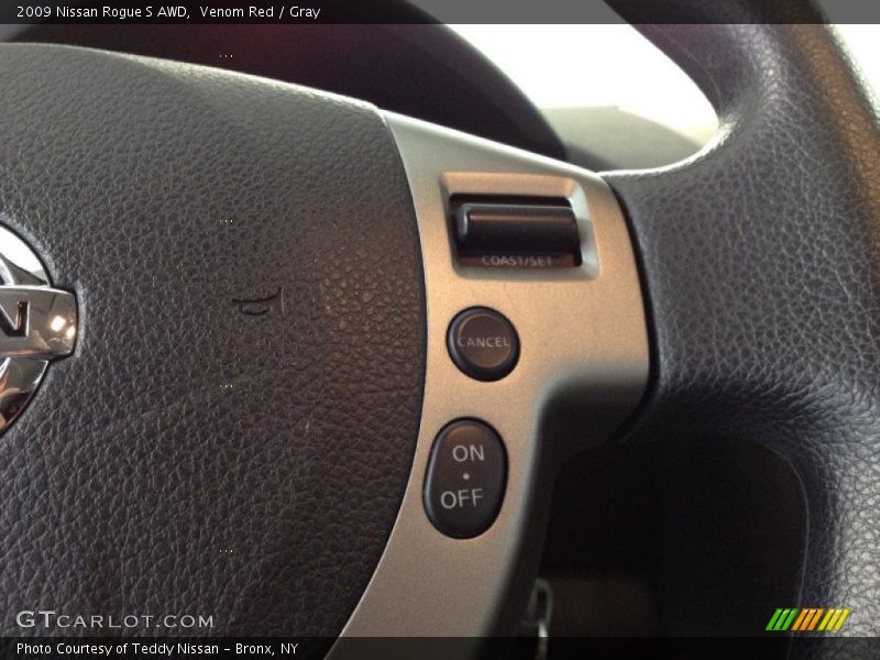 Venom Red / Gray 2009 Nissan Rogue S AWD