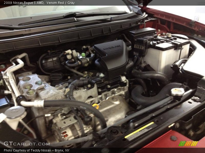 Venom Red / Gray 2009 Nissan Rogue S AWD