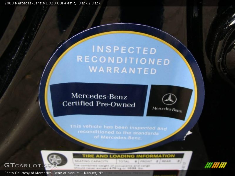 Black / Black 2008 Mercedes-Benz ML 320 CDI 4Matic