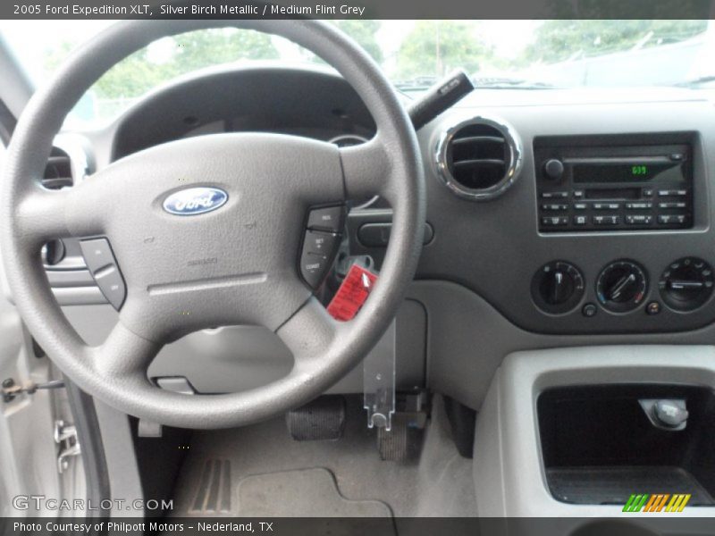 Silver Birch Metallic / Medium Flint Grey 2005 Ford Expedition XLT