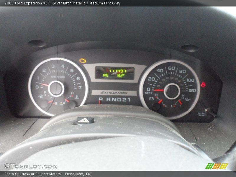 Silver Birch Metallic / Medium Flint Grey 2005 Ford Expedition XLT